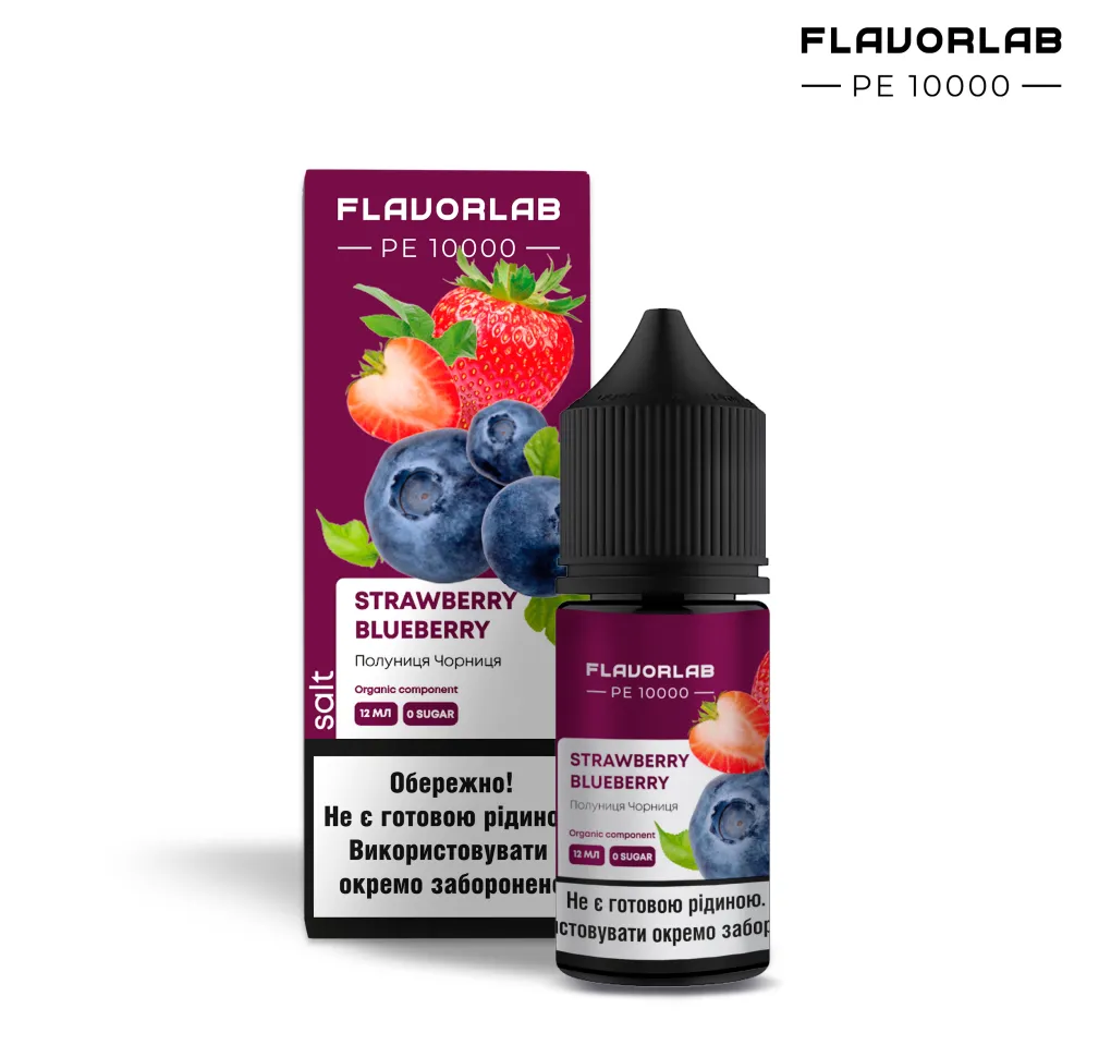 Ароматизатор Flavorlab РЕ 10000 Полуниця Чорниця 12 мл Ароматизатор Flavorlab РЕ 10000 Полуниця Чорниця 12 мл