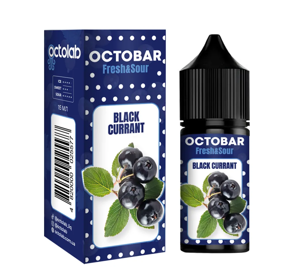 Ароматизатор Octobar Sour & Fresh Black Currant 15 мл