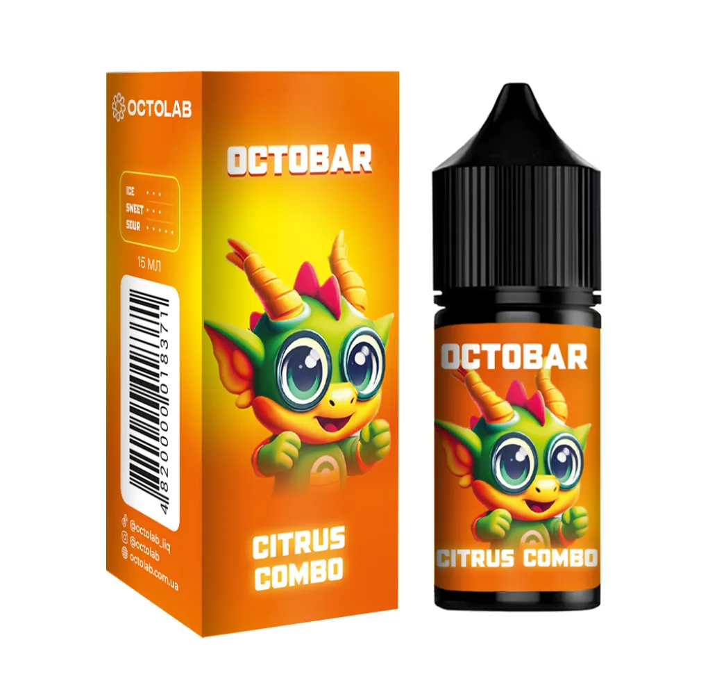 Ароматизатор Octobar NFT Citrus Combo 15 мл Ароматизатор Octobar NFT Citrus Combo 15 мл