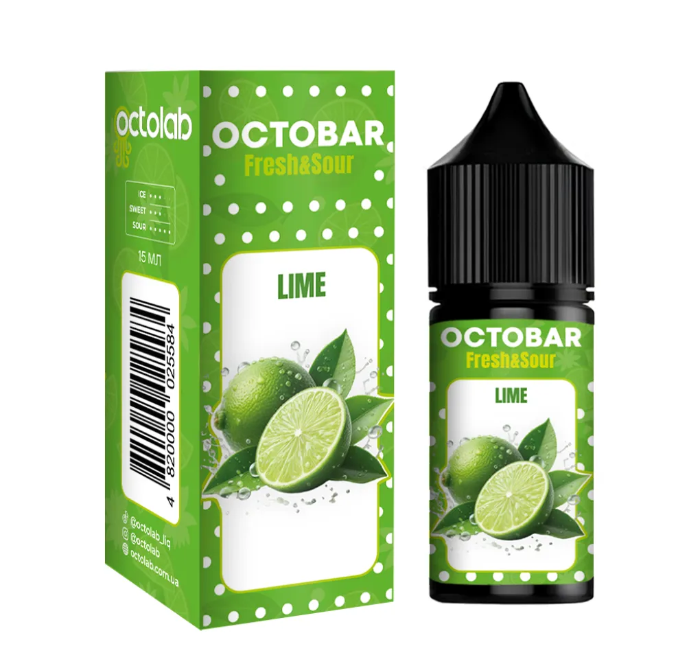 Ароматизатор Octobar Sour & Fresh Lime 15 мл