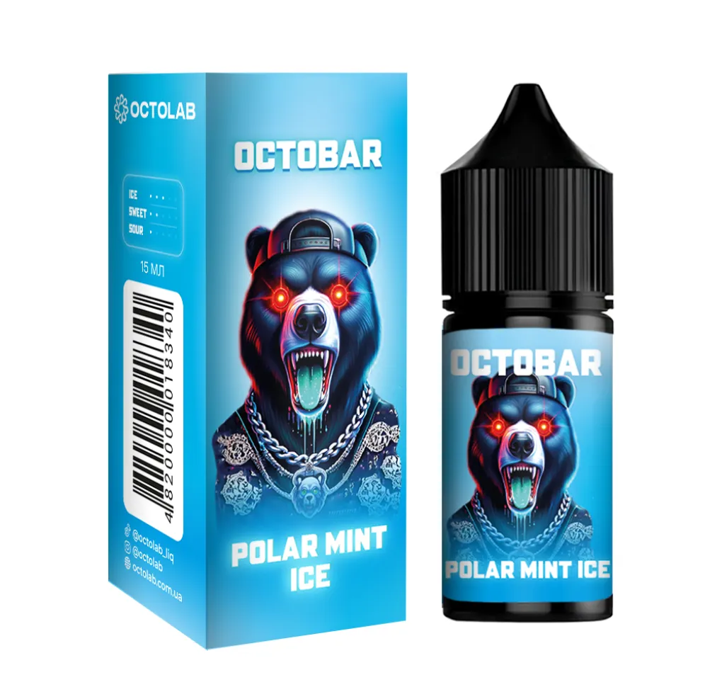 Ароматизатор Octobar NFT Polar Mint Ice 15 мл Ароматизатор Octobar NFT Polar Mint Ice 15 мл