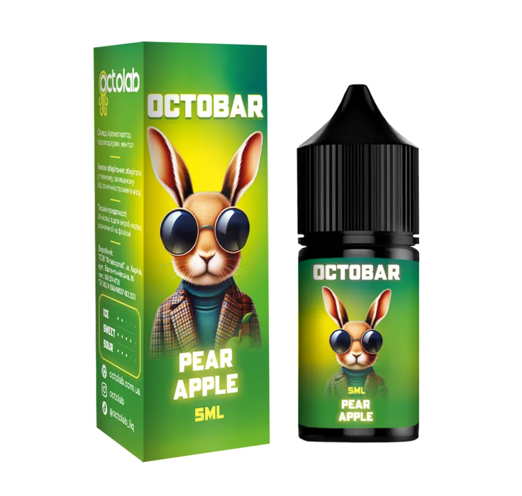 Ароматизатор Octobar NFT Pear Apple 5 мл Ароматизатор Octobar NFT Pear Apple 5 мл