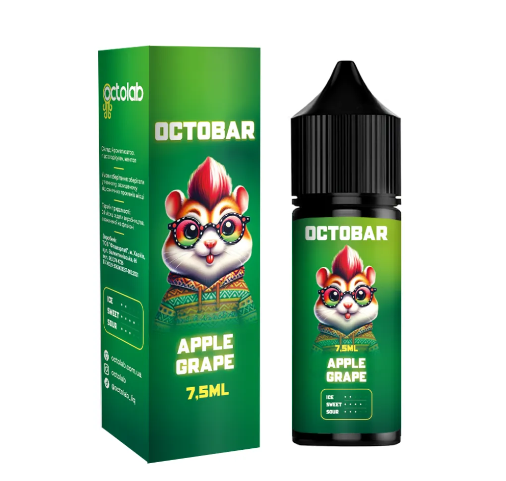 Ароматизатор Octobar NFT Apple Grape 7,5 мл