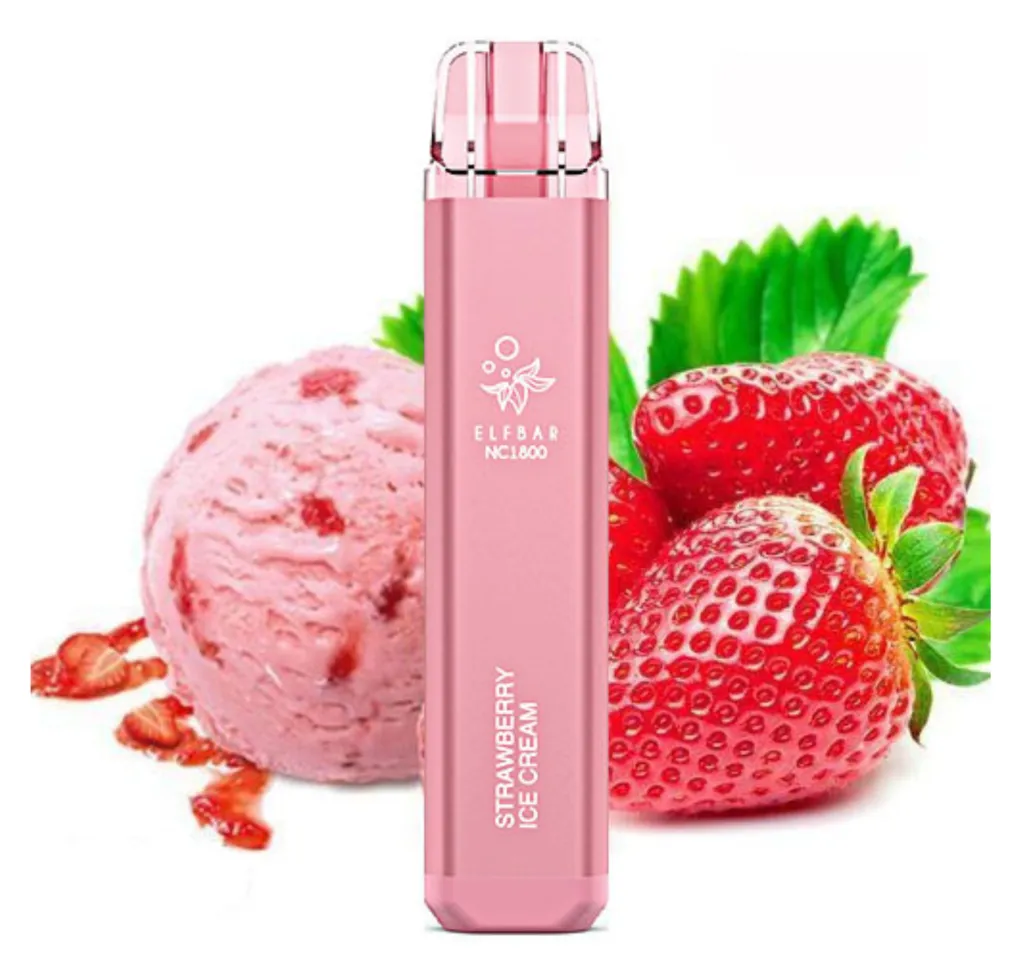 Elf Bar NC1800 Полуничне морозиво