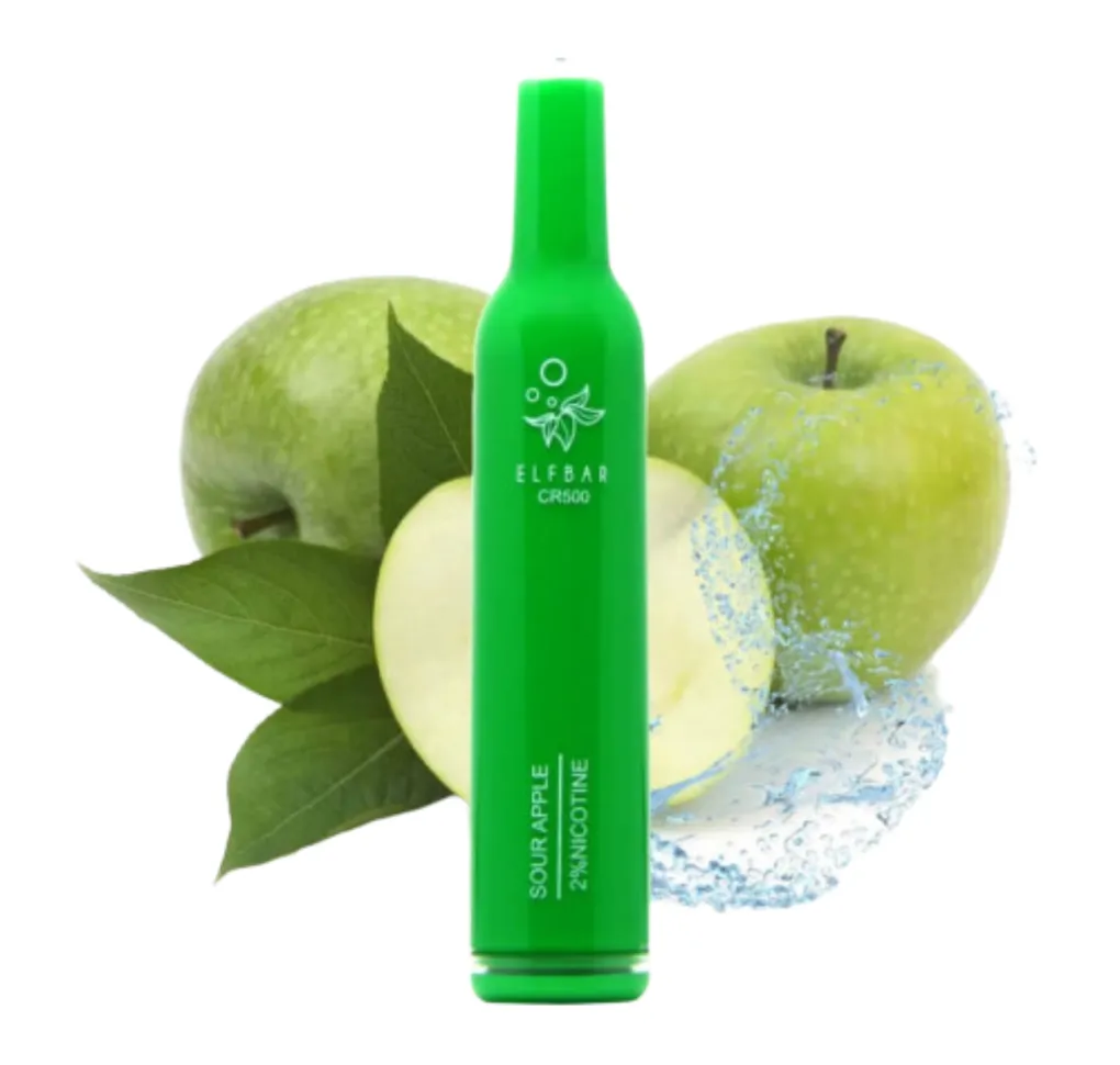 Elf Bar CR500 Кисле яблуко Elf Bar CR500 Кисле яблуко
