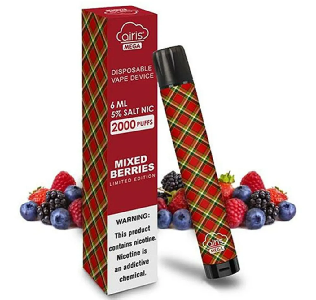 Електронна сигарета Airis Mega 2000 Mixed Berries Електронна сигарета Airis Mega 2000 Mixed Berries