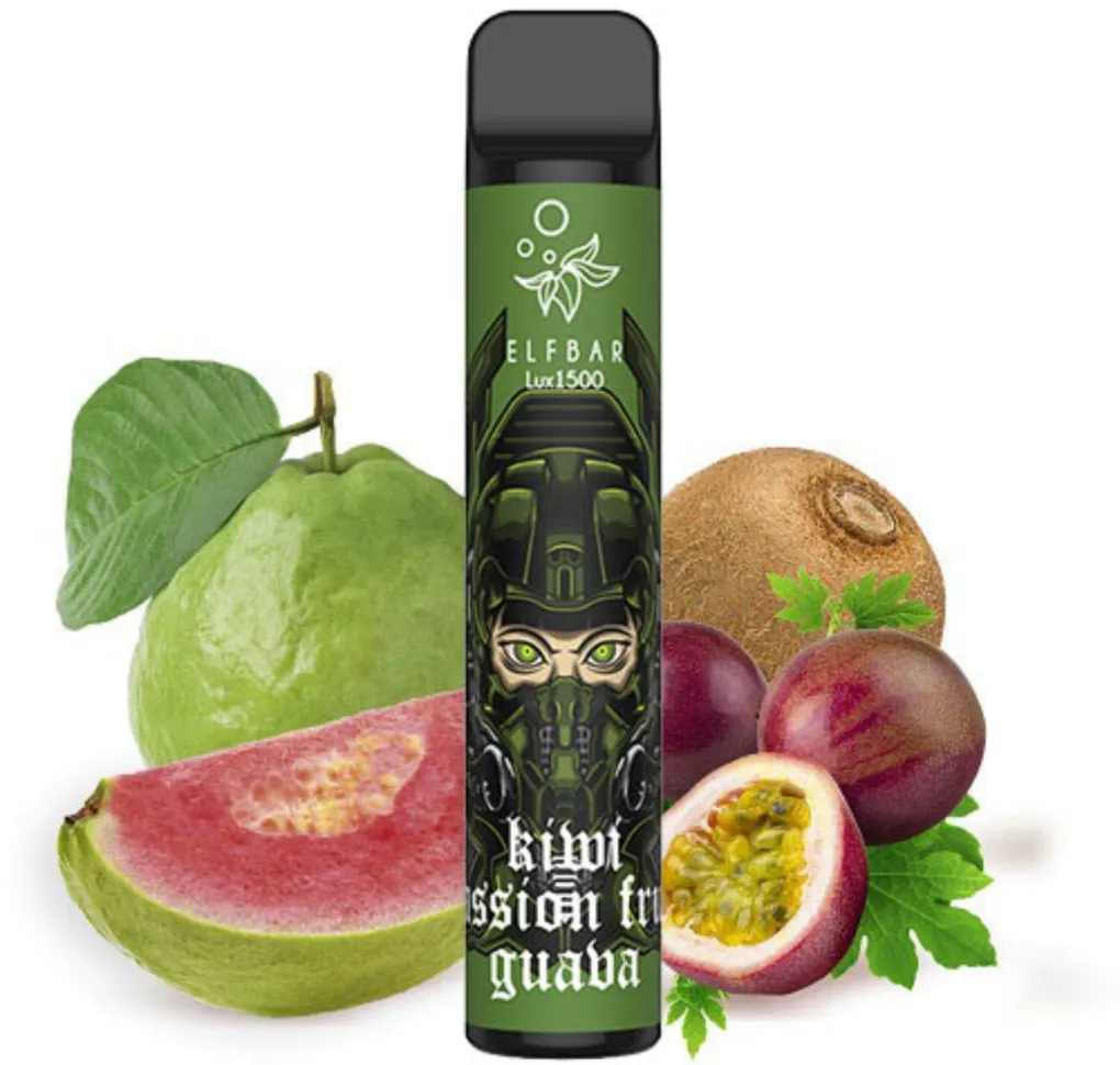 Elf Bar 1500 Lux Kiwi Passion Fruit Guava Elf Bar 1500 Lux Kiwi Passion Fruit Guava