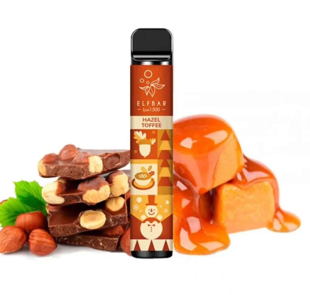 Elf Bar 1500 Christmas Іриски з горіхом Elf Bar 1500 Christmas Іриски з горіхом