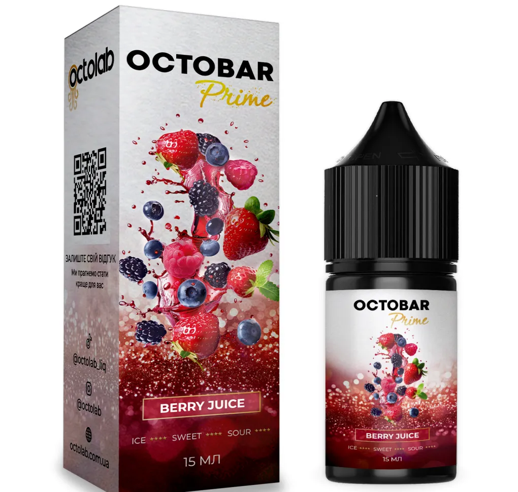 Ароматизатор Octobar Prime Berry Juice 15 мл