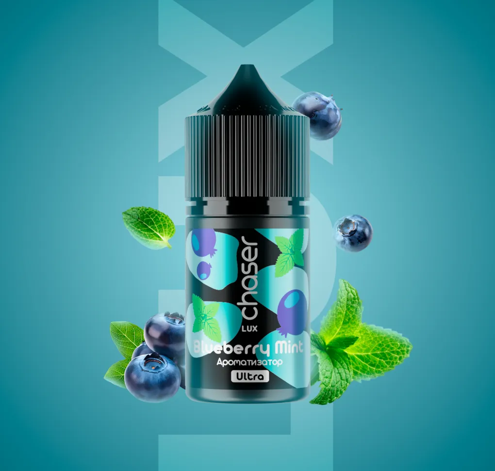 АРОМАТИЗАТОР CHASER LUX BLUEBERRY MINT 12 мл