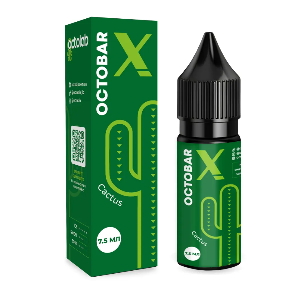Ароматизатор Octobar X Cactus 7,5 мл Ароматизатор Octobar X Cactus 7,5 мл