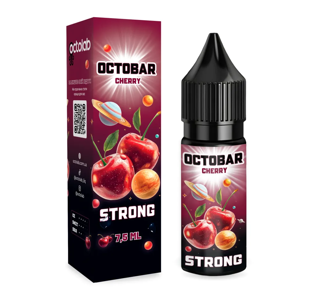 Ароматизатор Octobar Strong Cherry 7,5 мл Ароматизатор Octobar Strong Cherry 7,5 мл