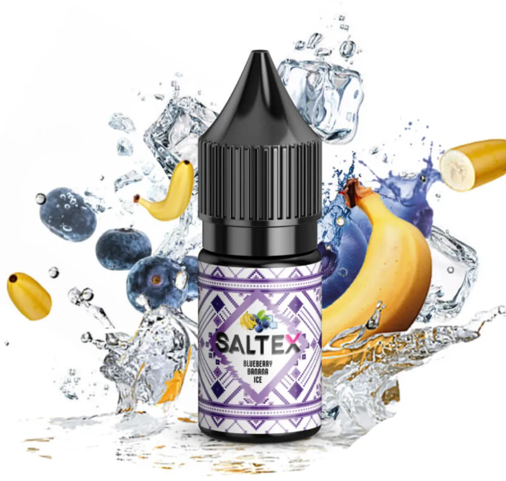 Saltex UA 10 мл 50 мг Лохина Банан Айс Saltex UA 10 мл 50 мг Лохина Банан Айс