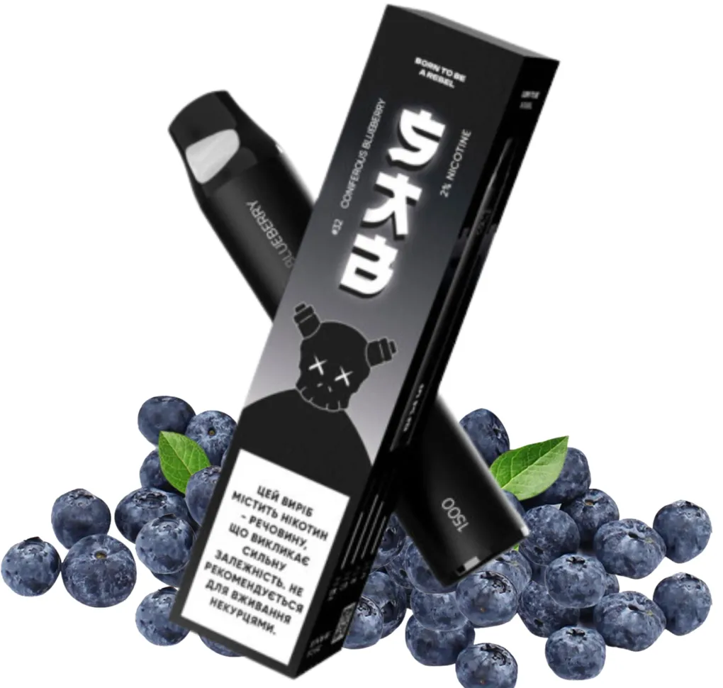 Електронна сигарета SAB 1500 №32 Coniferous Blueberry