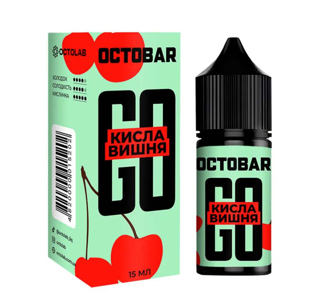 Ароматизатор Octobar GO Кисла Вишня 15 мл