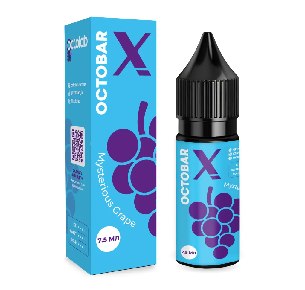 Ароматизатор Octobar X Mysterious Grape 7,5 мл Ароматизатор Octobar X Mysterious Grape 7,5 мл