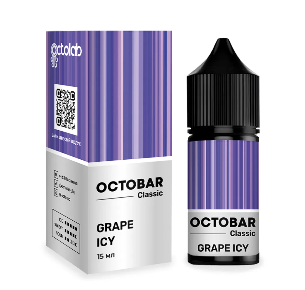 Ароматизатор Octobar Classic Grape Ice 15 мл Ароматизатор Octobar Classic Grape Ice 15 мл
