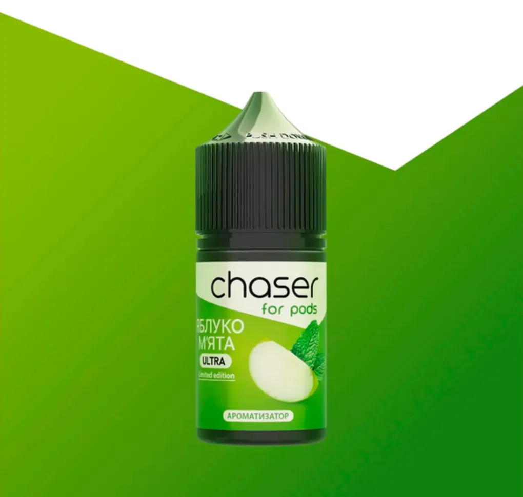 АРОМАТИЗАТОР CHASER For Pods ЯБЛУКО М'ЯТА 12 мл