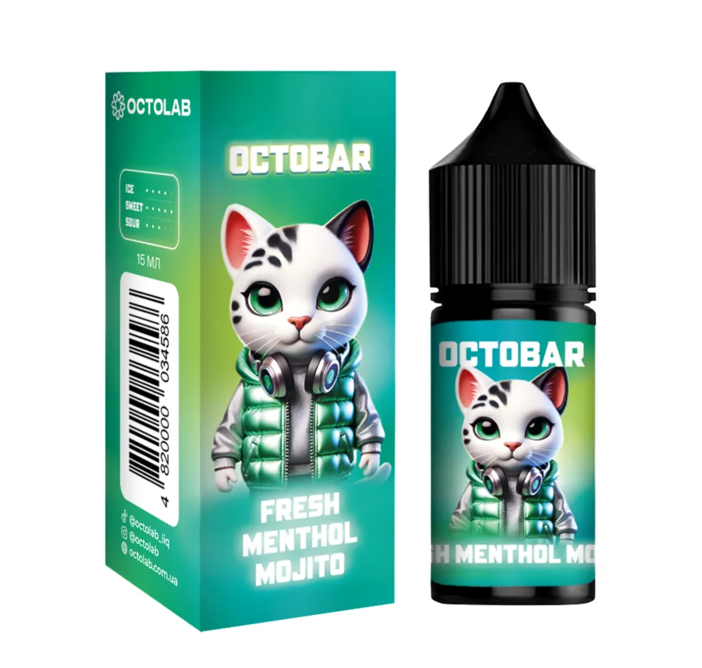 Ароматизатор Octobar NFT Fresh Mentol Mojito15 мл Ароматизатор Octobar NFT Fresh Mentol Mojito15 мл