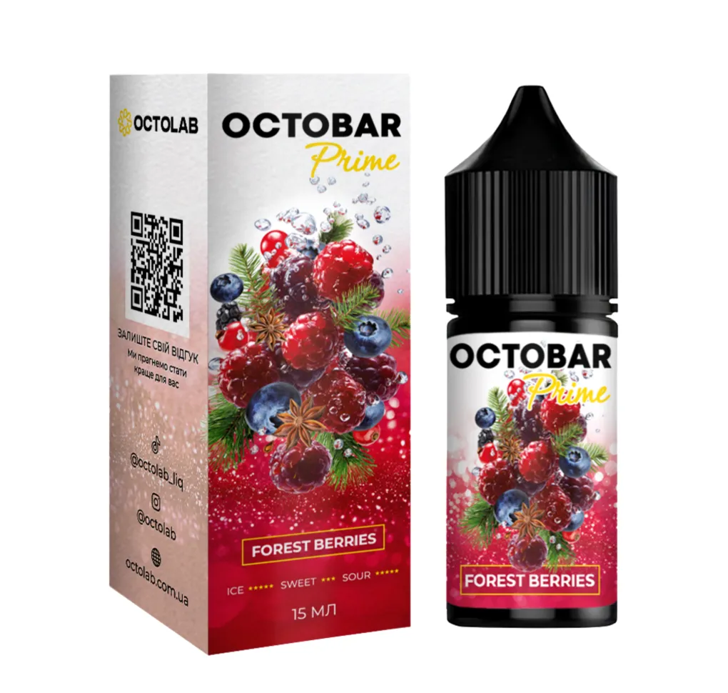 Ароматизатор Octobar Prime Forest Berries 15 мл Ароматизатор Octobar Prime Forest Berries 15 мл