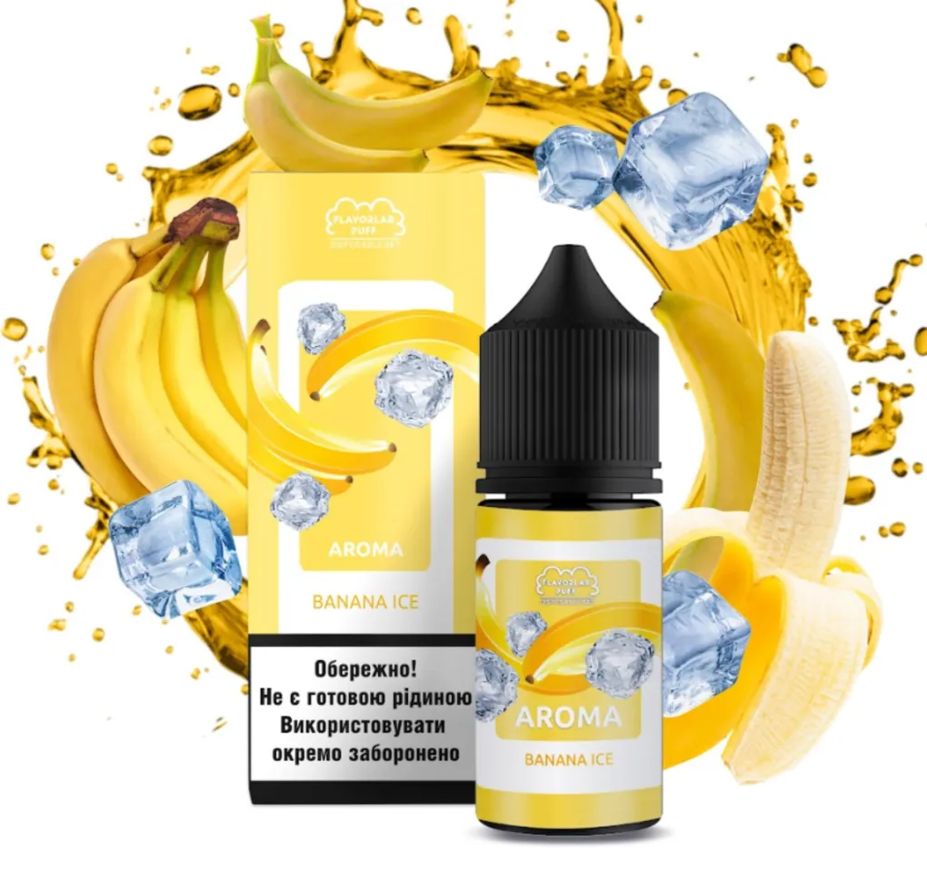 Ароматизатор Flavorlab Puff Банан Айс 12 мл
