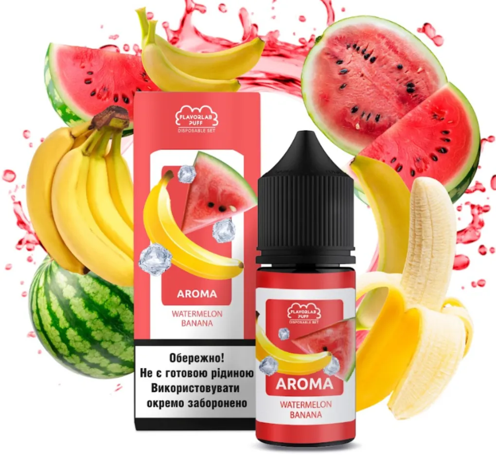Ароматизатор Flavorlab Puff Кавун банан 12 мл