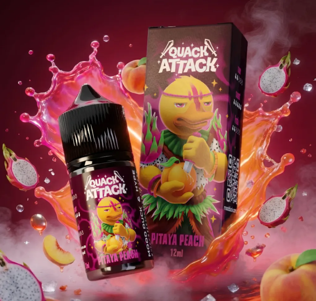 Ароматизатор Mood Duck Quack Attack Pitaya Peach 12 мл Ароматизатор Mood Duck Quack Attack Pitaya Peach 12 мл
