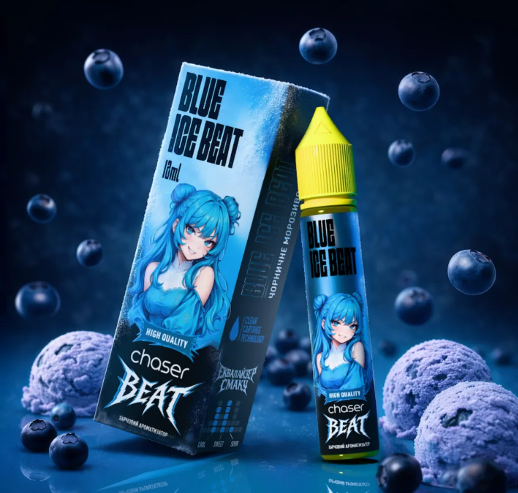 Ароматизатор Chaser Beat Blue Ice Beat 12 мл Ароматизатор Chaser Beat Blue Ice Beat 12 мл