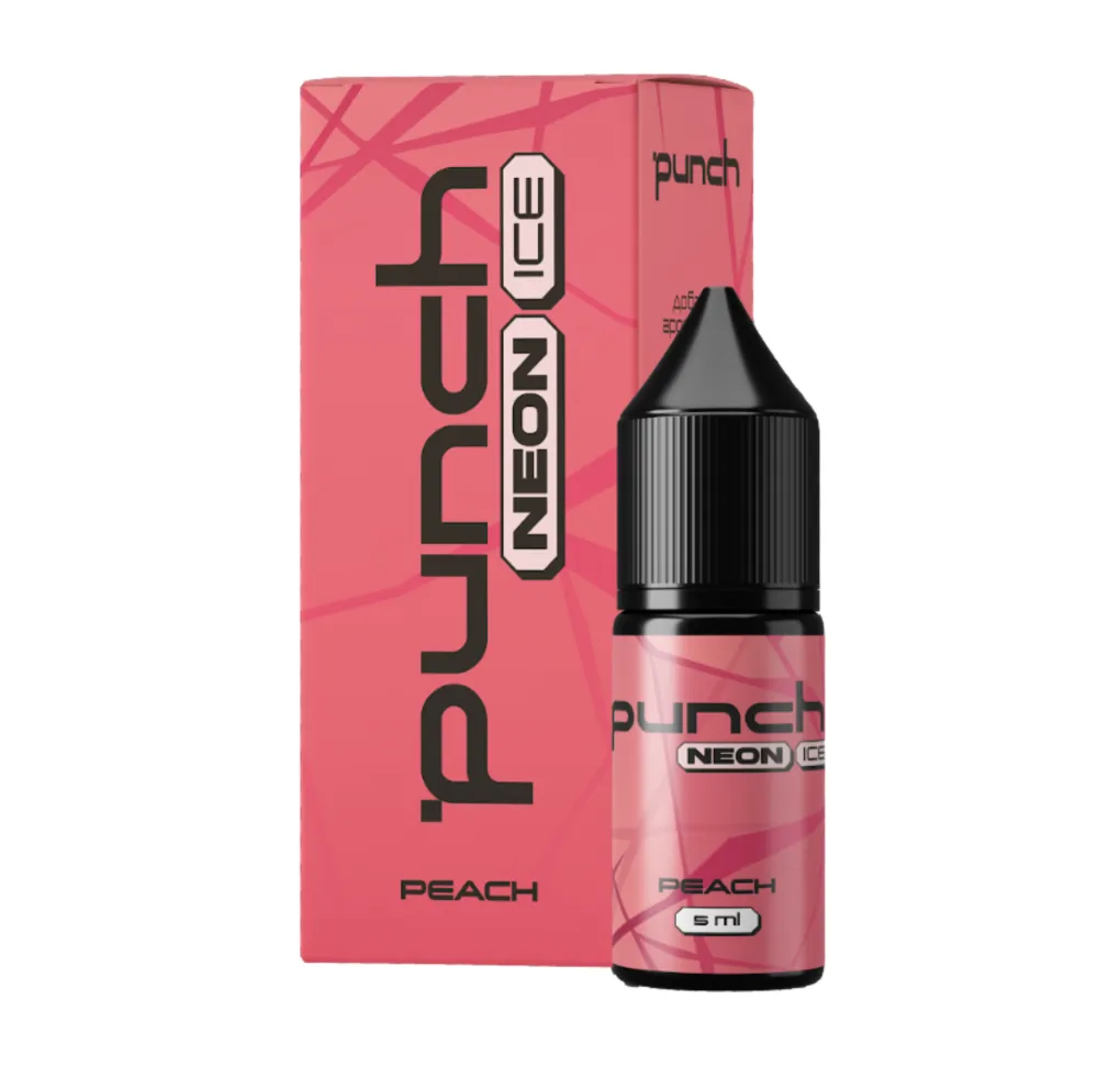 Ароматизатор Punch Neon Ice Peach 5 мл Ароматизатор Punch Neon Ice Peach 5 мл