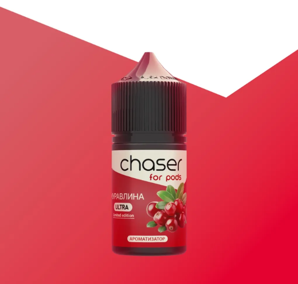 АРОМАТИЗАТОР CHASER For Pods ЖУРАВЛИНА 12 мл АРОМАТИЗАТОР CHASER For Pods ЖУРАВЛИНА 12 мл