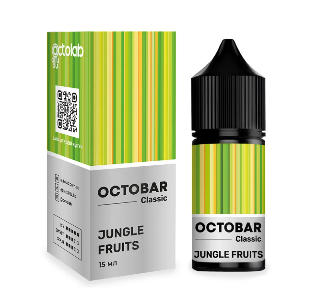Ароматизатор Octobar Classic Jungle Fruits 15 мл Ароматизатор Octobar Classic Jungle Fruits 15 мл
