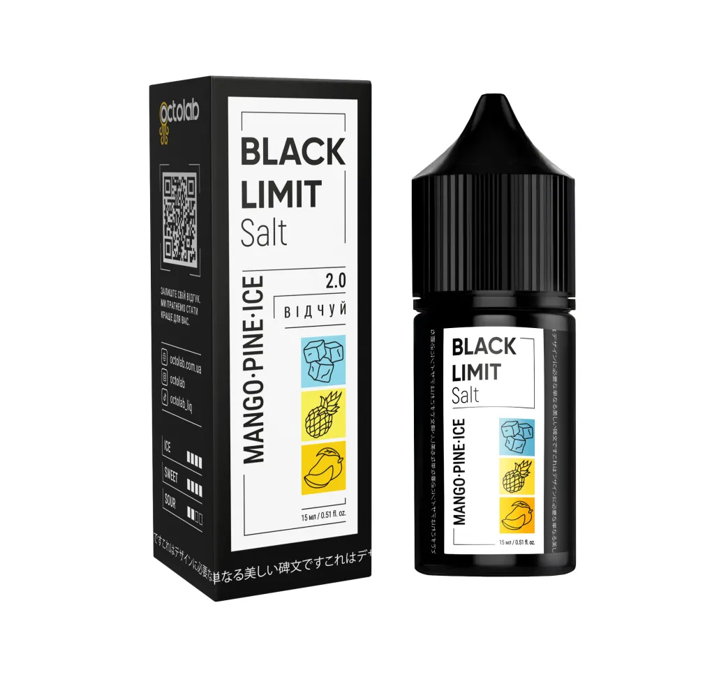 Ароматизатор Octobar Black Limit Mango Pine Ice 15 мл
