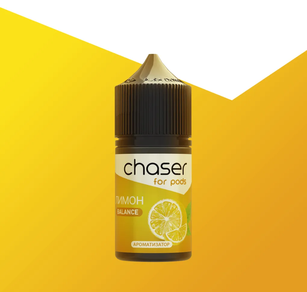 АРОМАТИЗАТОР CHASER For Pods ЛИМОН 12 мл АРОМАТИЗАТОР CHASER For Pods ЛИМОН 12 мл
