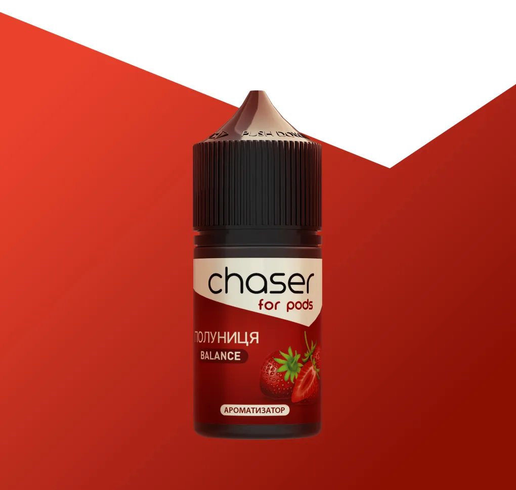 АРОМАТИЗАТОР CHASER For Pods ПОЛУНИЦЯ 12 мл АРОМАТИЗАТОР CHASER For Pods ПОЛУНИЦЯ 12 мл