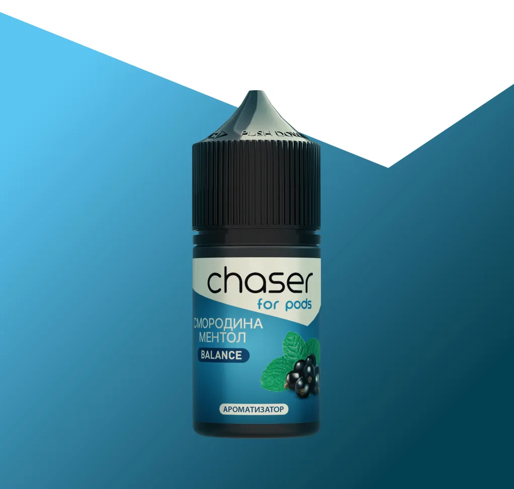АРОМАТИЗАТОР CHASER For Pods СМОРОДИНА МЕНТОЛ 12 мл АРОМАТИЗАТОР CHASER For Pods СМОРОДИНА МЕНТОЛ 12 мл