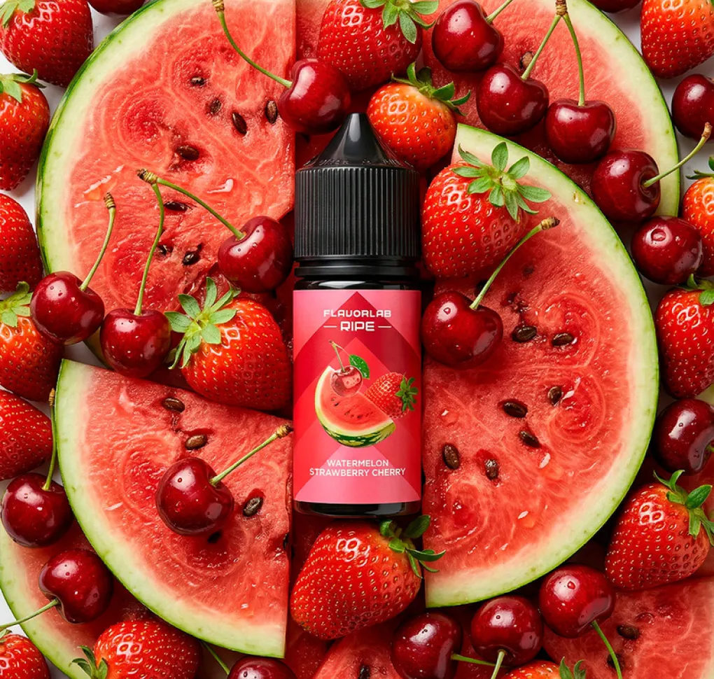 Ароматизатор Flavorlab Ripe Watermelon Strawberry Cherry 12 мл Ароматизатор Flavorlab Ripe Watermelon Strawberry Cherry 12 мл