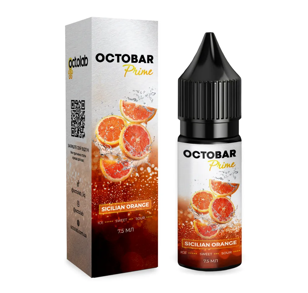 Ароматизатор Octobar Prime Sicilian Orange 7,5 мл