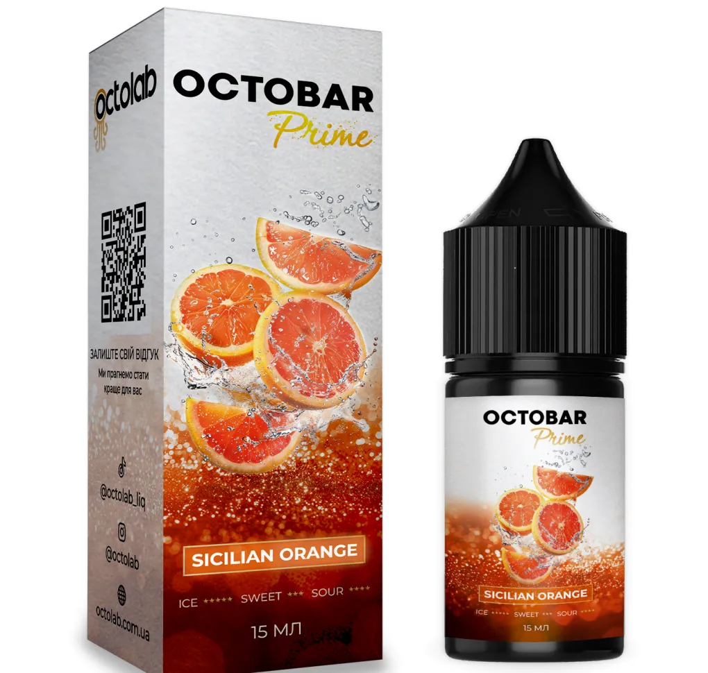Ароматизатор Octobar Prime Sicilian Orange 15 мл
