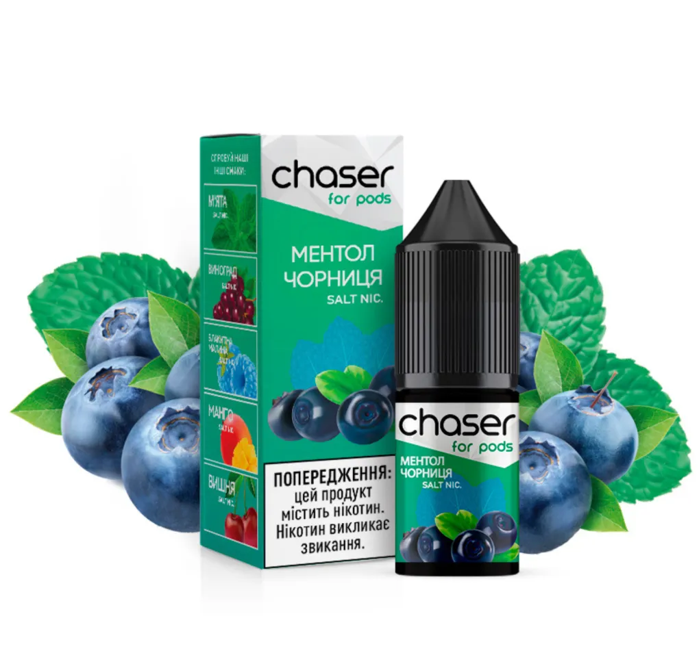 Chaser 10 мл 30 мг Ментол чорниця