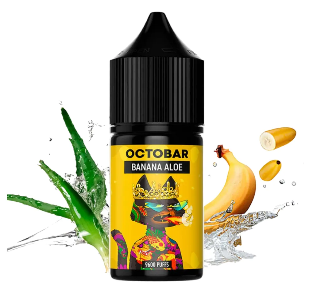 Octobar NFT 30 мл 50 мг Banana Aloe Octobar NFT 30 мл 50 мг Banana Aloe