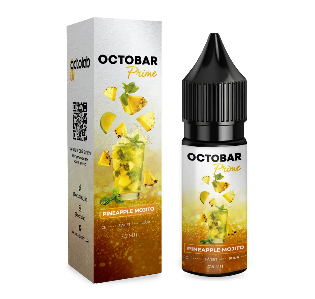 Ароматизатор Octobar Prime Pineapple Mojito 7,5 мл
