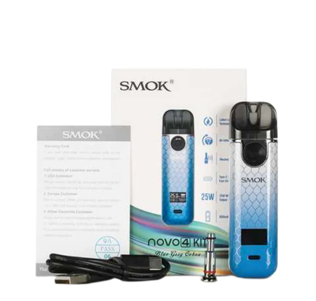 Smok Novo 4 Silver Carbon Fiber