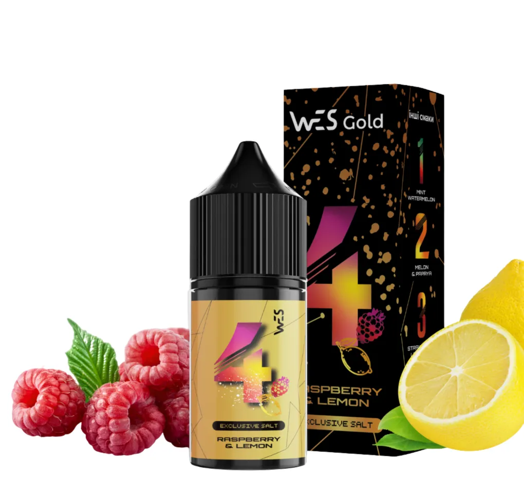 Ароматизатори WES Gold Raspberry Lemon 10 мл Ароматизатори WES Gold Raspberry Lemon 10 мл