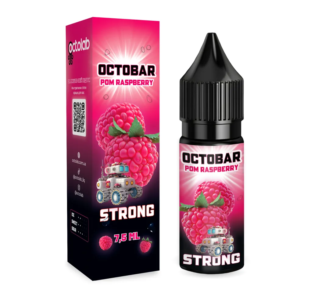 Ароматизатор Octobar Strong Pom Raspberry 7,5 мл