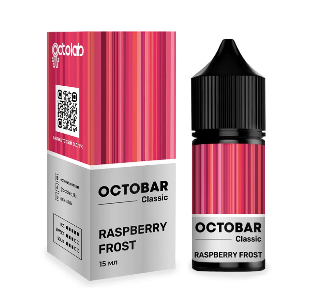 Ароматизатор Octobar Classic Raspberry Frost 15 мл Ароматизатор Octobar Classic Raspberry Frost 15 мл