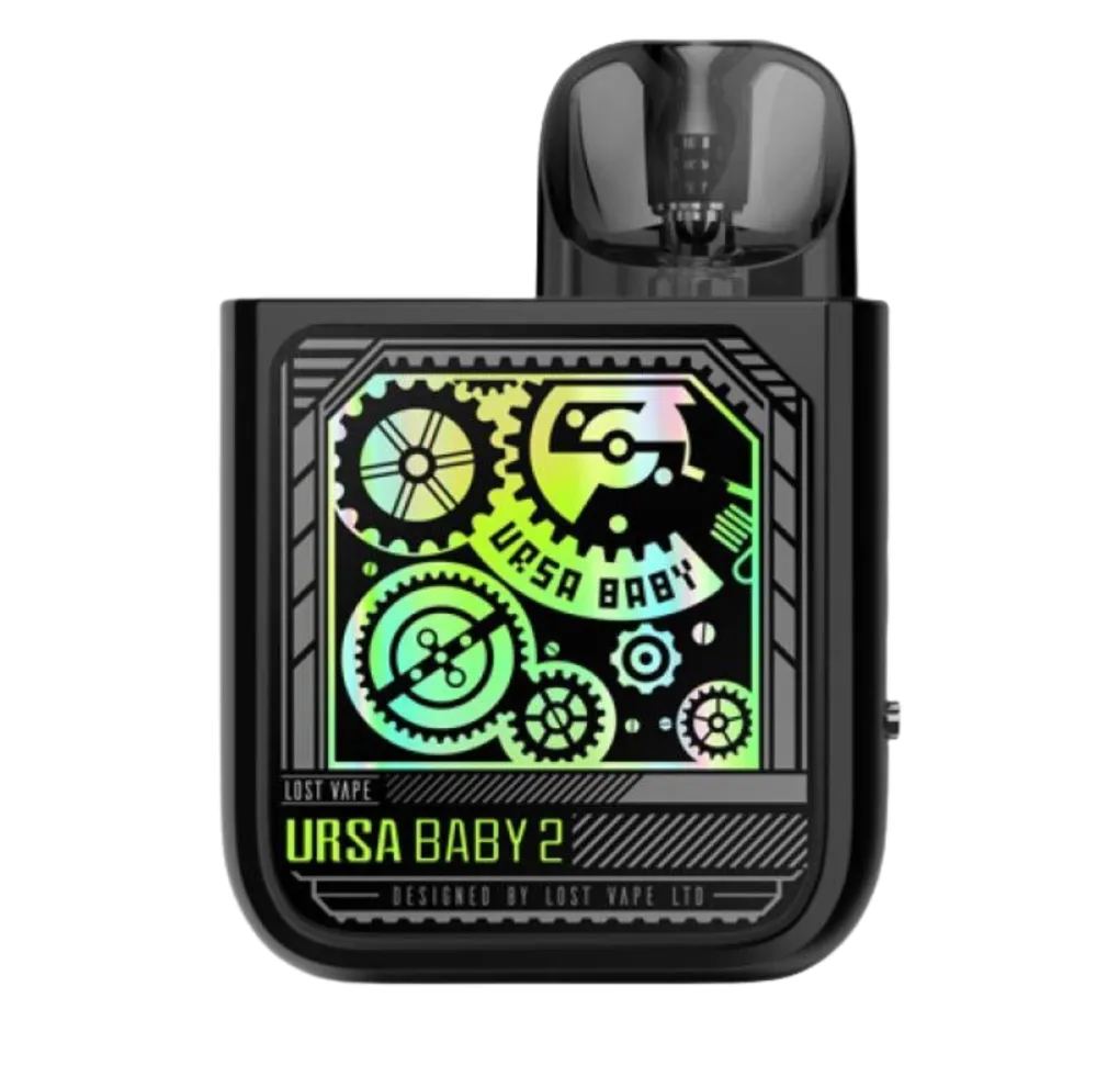 Lost Vape Ursa Baby 2 Pop Black x Time Gear