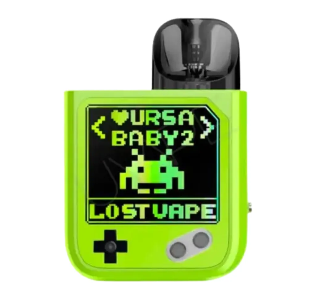 Lost Vape Ursa Baby 2 Joy Green x Pixel Role