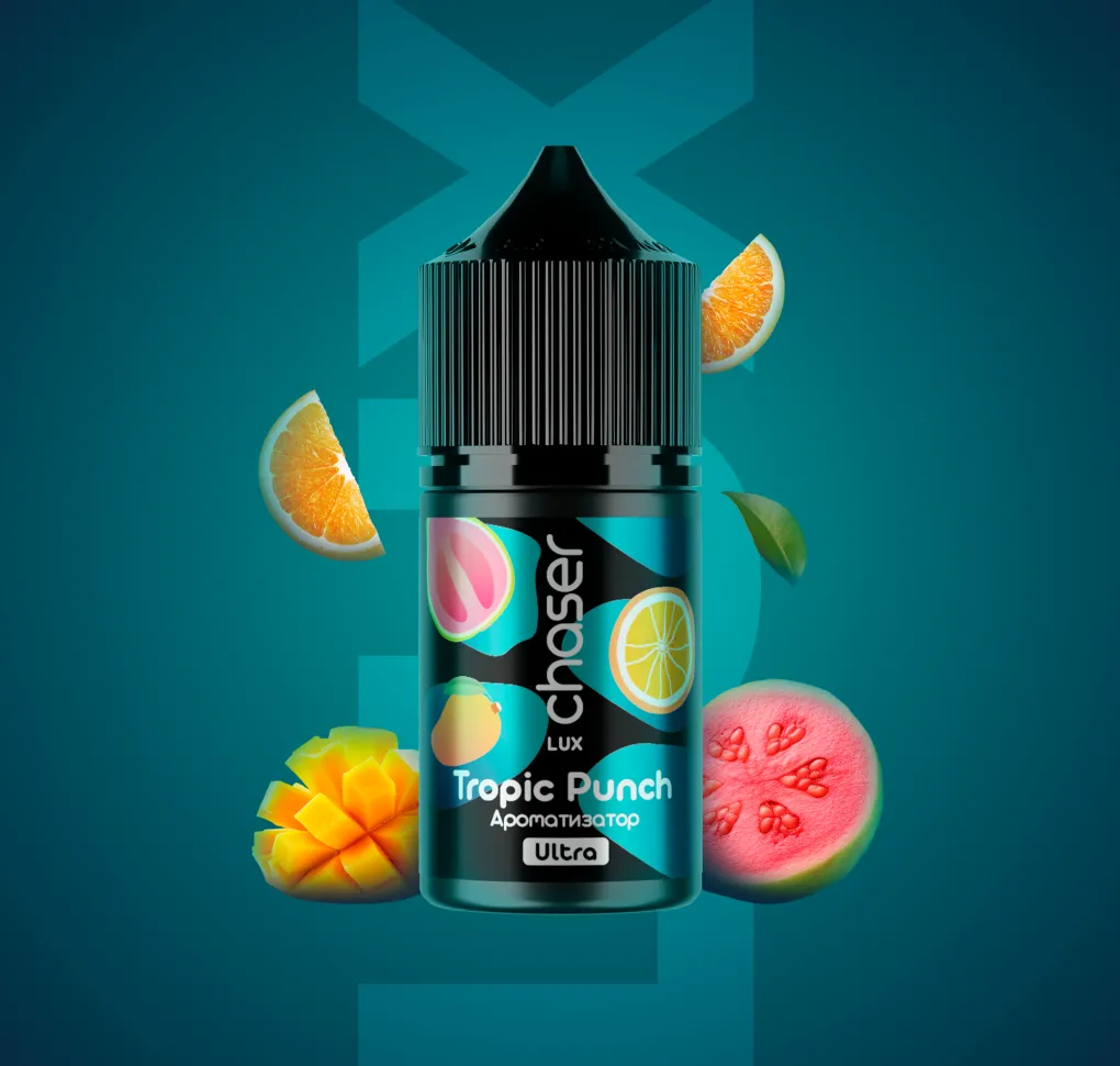 АРОМАТИЗАТОР CHASER LUX Tropic Punch 12 мл АРОМАТИЗАТОР CHASER LUX Tropic Punch 12 мл
