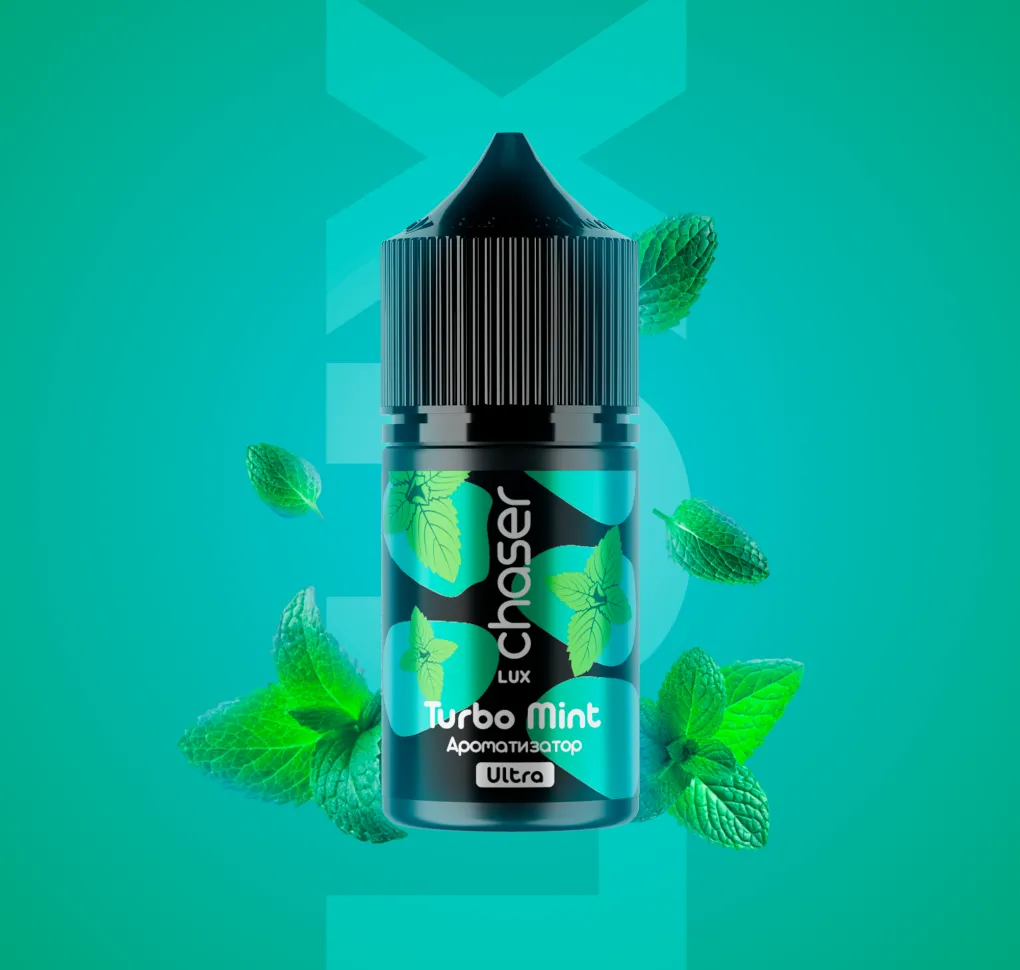 АРОМАТИЗАТОР CHASER LUX TURBO MINT 12 мл АРОМАТИЗАТОР CHASER LUX TURBO MINT 12 мл
