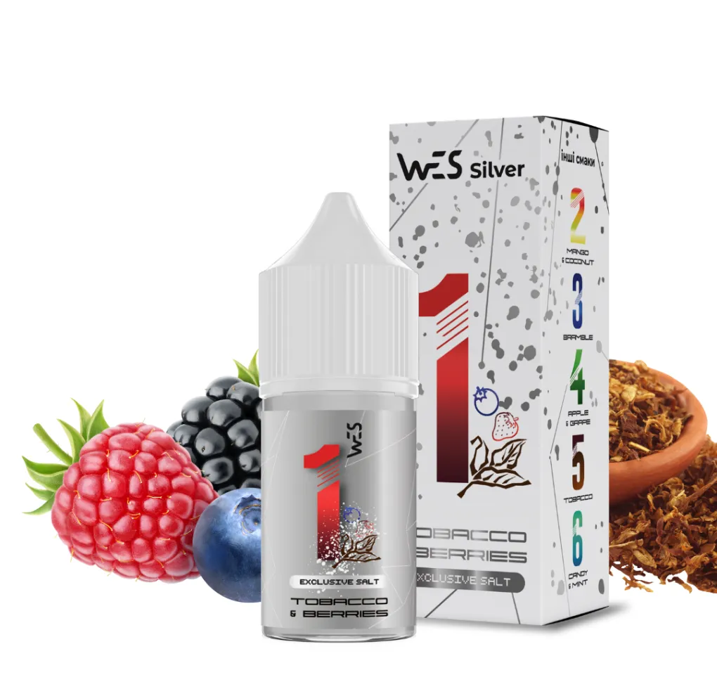 Ароматизатори WES Silver Tobbaco Berries 10 мл